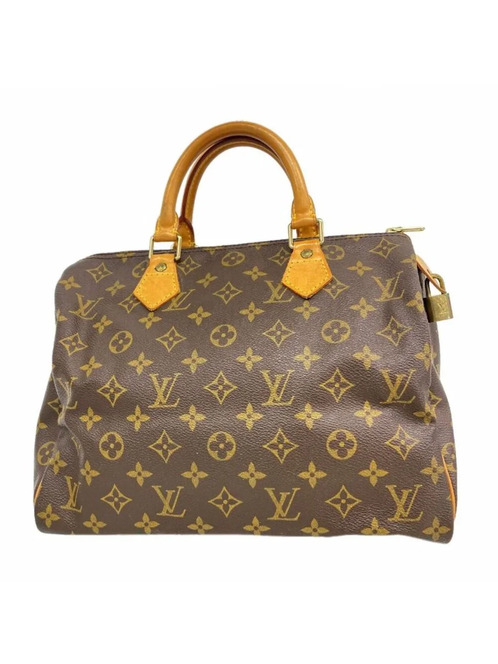Louis Vuitton Handbag Monogram Speedy 30 Brown